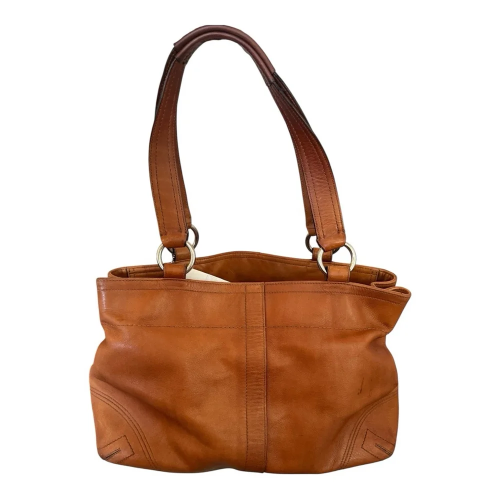 Active Seller!!Coach Soho Y2K Brandy Leather Purse Shoulder Bag Retro - Picture 5 of 14